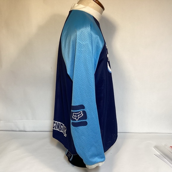 Vintage 90’s Fox Racing Reversible Mens Jersey size large Motor bike racing - Picture 10 of 14